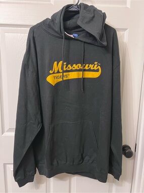 Tory Sport Black Hoodie with Gold Missouri Script